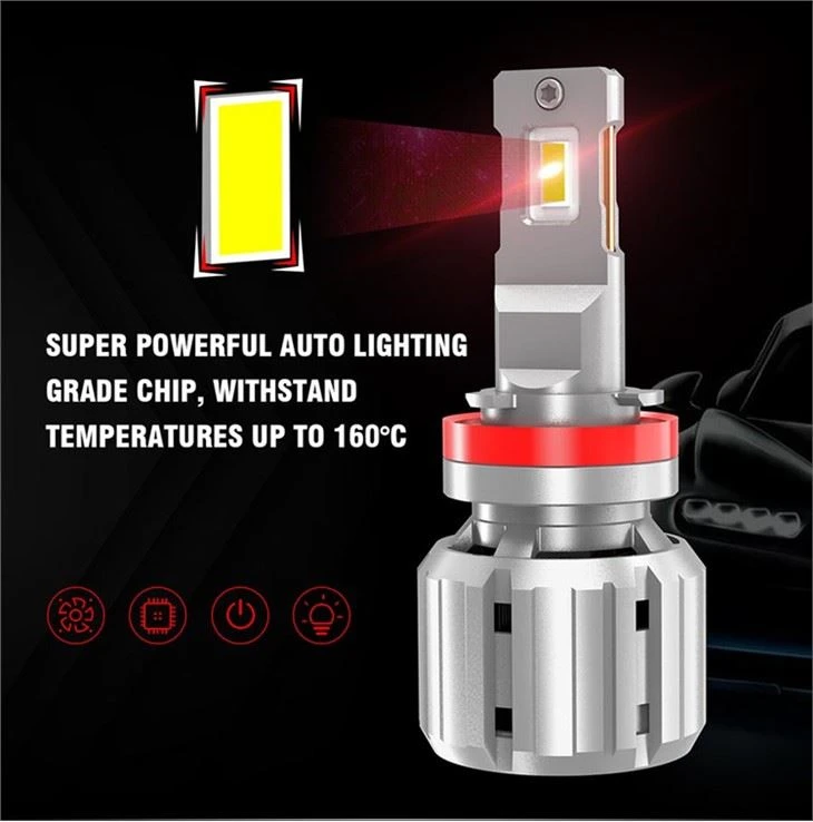 Aviation Aluminum Headlights Led Bulb For Car Hid Headlight