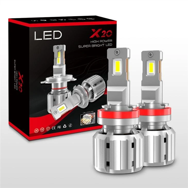 LED-projektor Valge H4 H1 H7 9005 9012 Mini objektiiviga LED-esituli