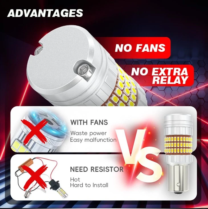 Canbus LED Bulb 1157 BAY15D 1100LM factory